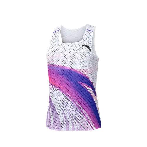 Anta Running Tank Top Women's Palace Purple/All Over Print