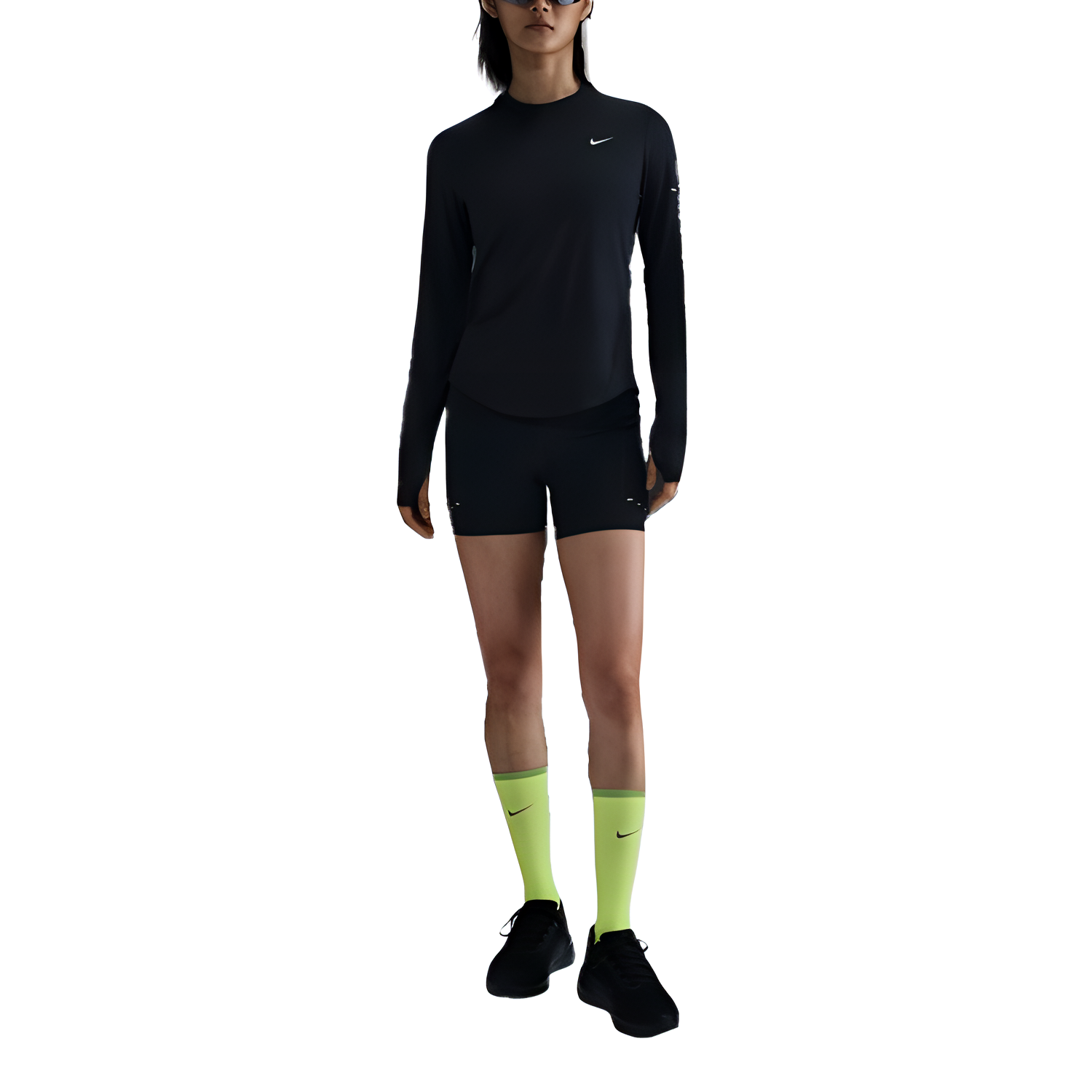 Женская футболка Nike Dri-Fit SWIFT (черная)