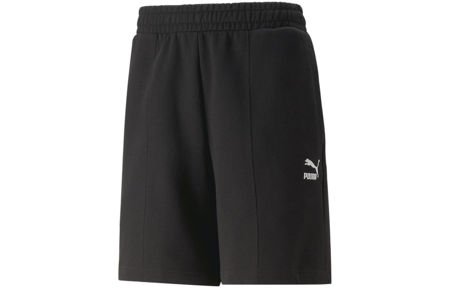 PUMA CLASSICS Pintuck Shorts 8' TR Sports Shorts Men's Black
