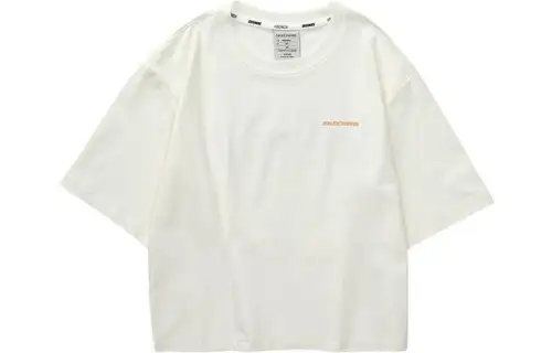 Skechers Stroll Drop Shoulder Sleeve T Shirt Women's White