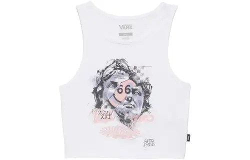 Vans Broken Fitted Tank Top Women's White