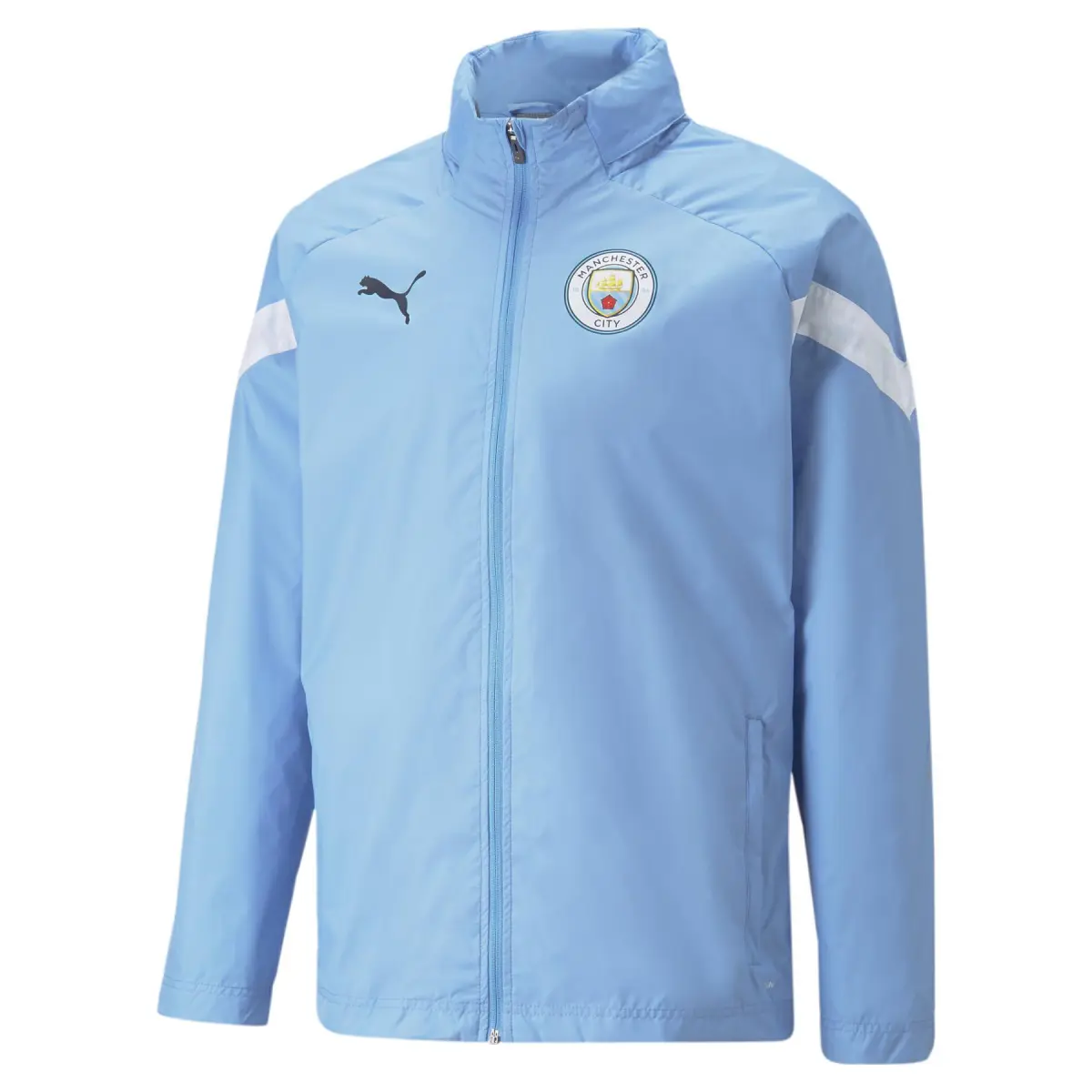 PUMA Manchester City Soccer Jersey Player Edition Men's Sky Blue