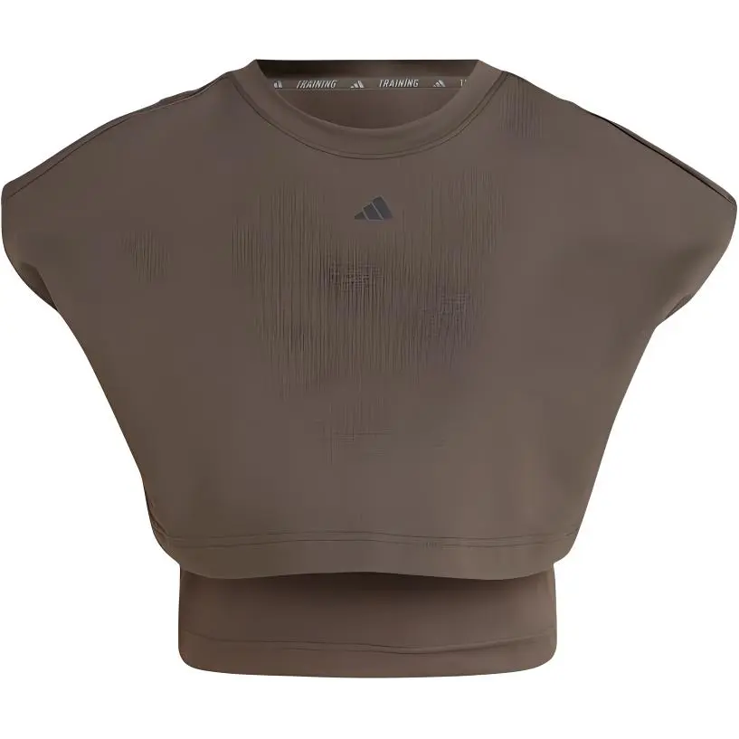 Adidas Tank Tops Women's Dark Olive Crew Neck Moderate Racerback