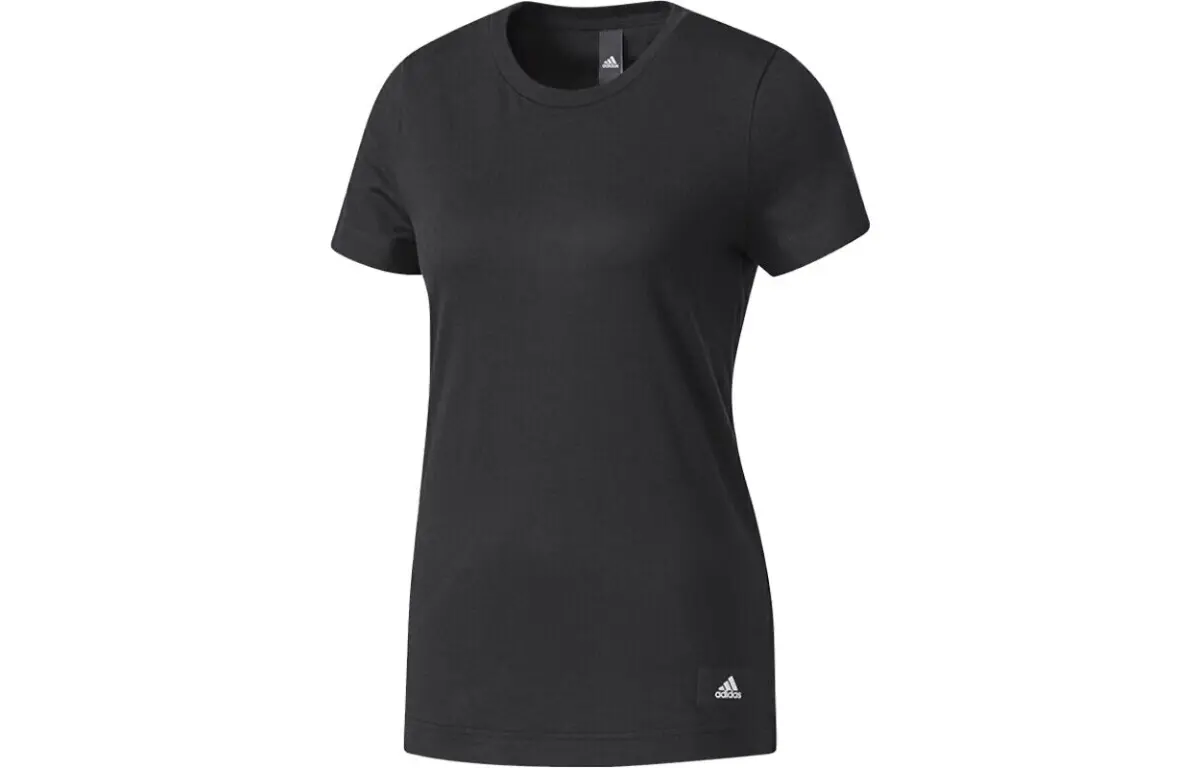 Adidas T-Shirts Women's Black Crew Neck Moderate Other