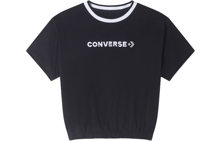 Женская футболка Converse (черная)