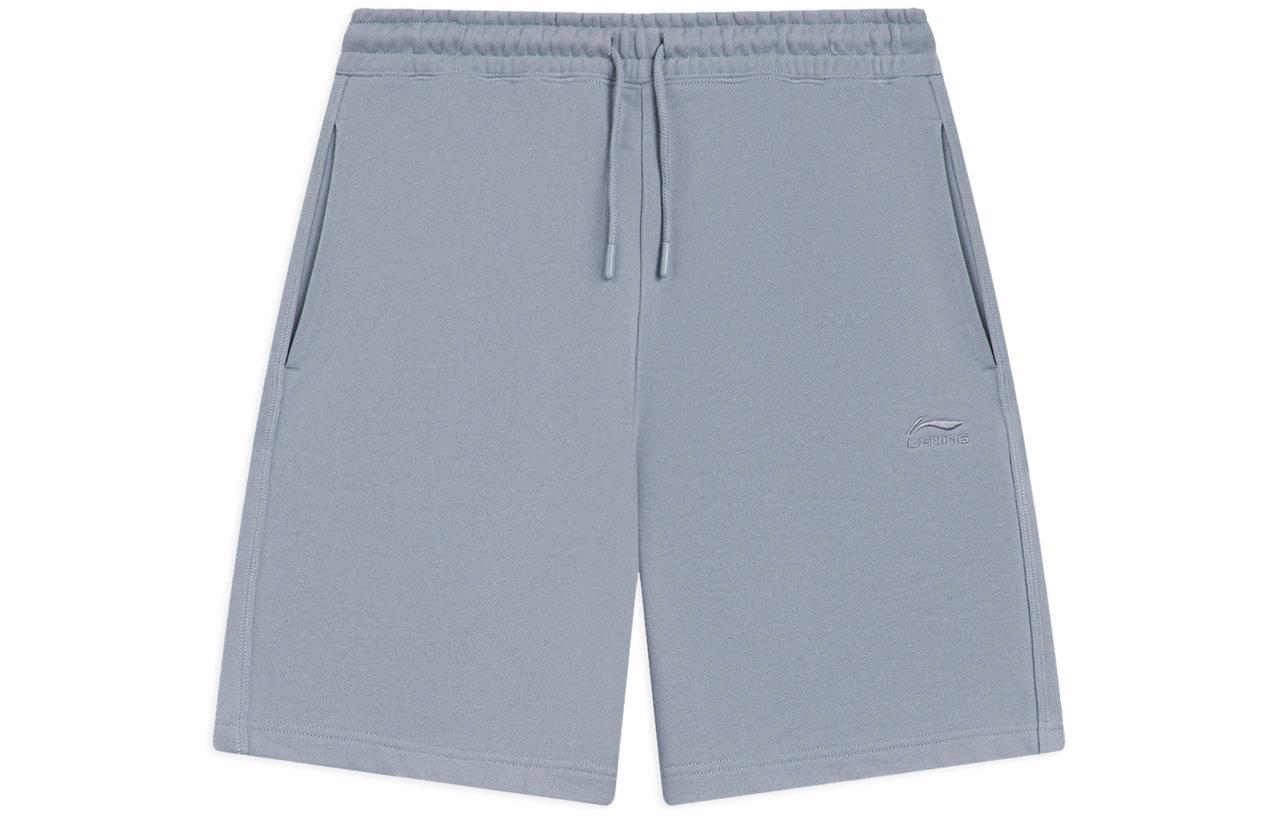 Li Ning Sports Shorts Men’s Cyan Brick Gray Moderate