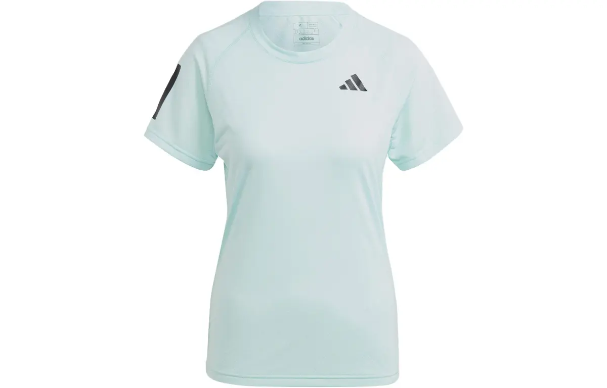 Adidas T-Shirts Women's Green Crew Neck Moderate Straight Fit