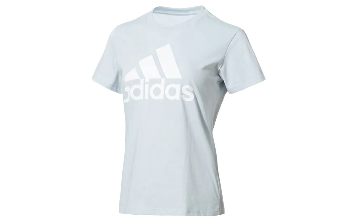 adidas Women's Essentials Logo Tee Blue