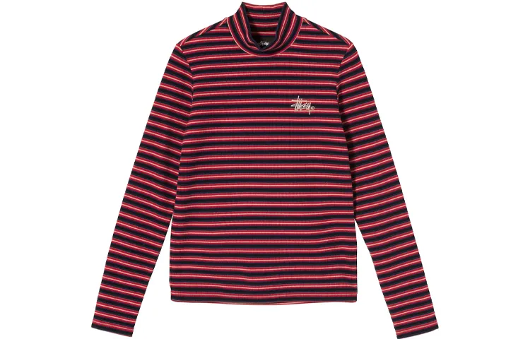 Stussy T-Shirts Women's Turtleneck Moderate Straight Fit