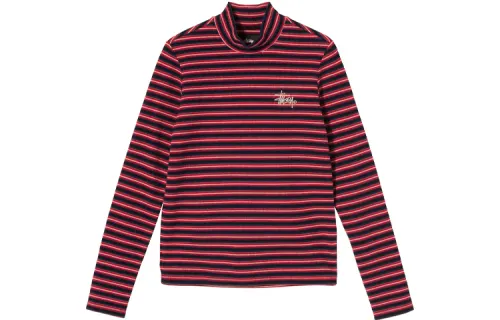 Stussy T Shirts Women's Turtleneck Moderate Straight Fit