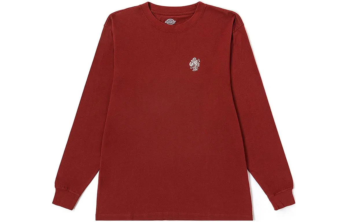 Dickies T-Shirts Women's Grand Canyon Red Crew Neck Moderate Other