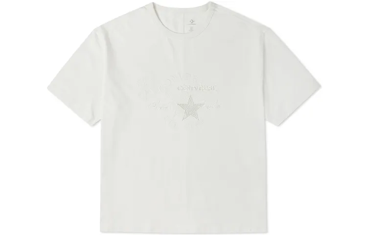 Converse Set in Sleeve T Shirt Women's White