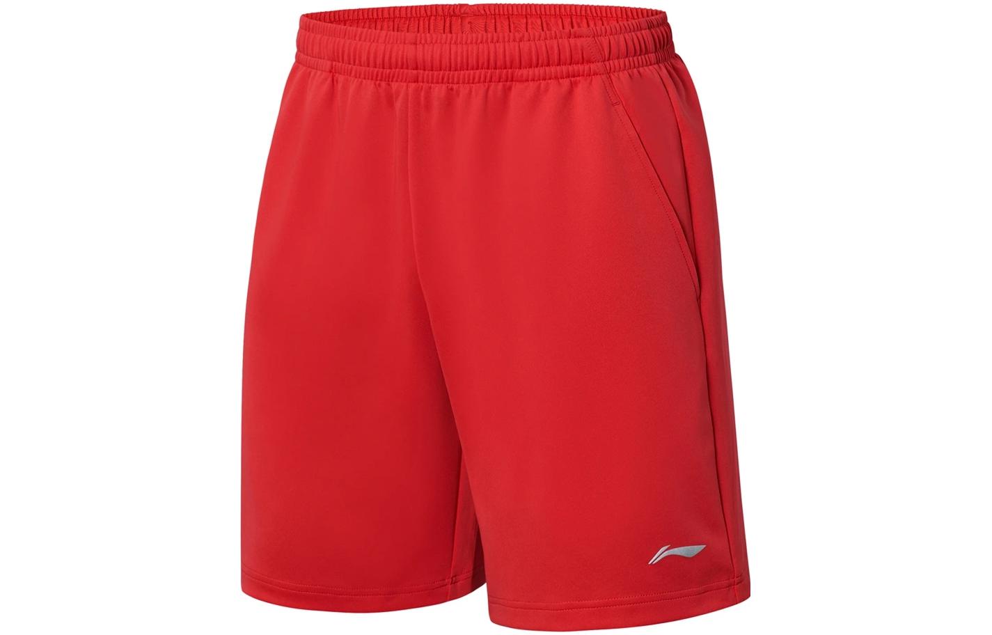 Li Ning Sports Shorts Unisex Total Cherry Red