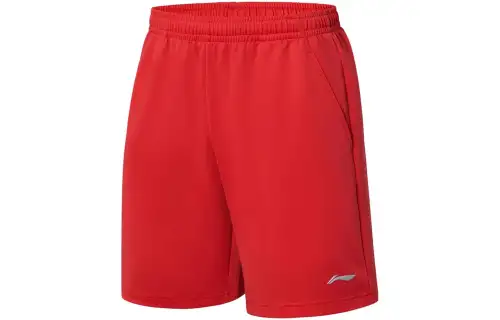 Li Ning Sports Shorts Unisex Total Cherry Red