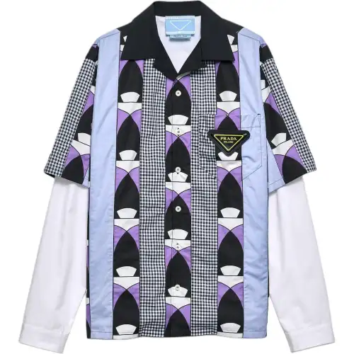 PRADA x Crypted NFT Shirt Unisex Light Blue
