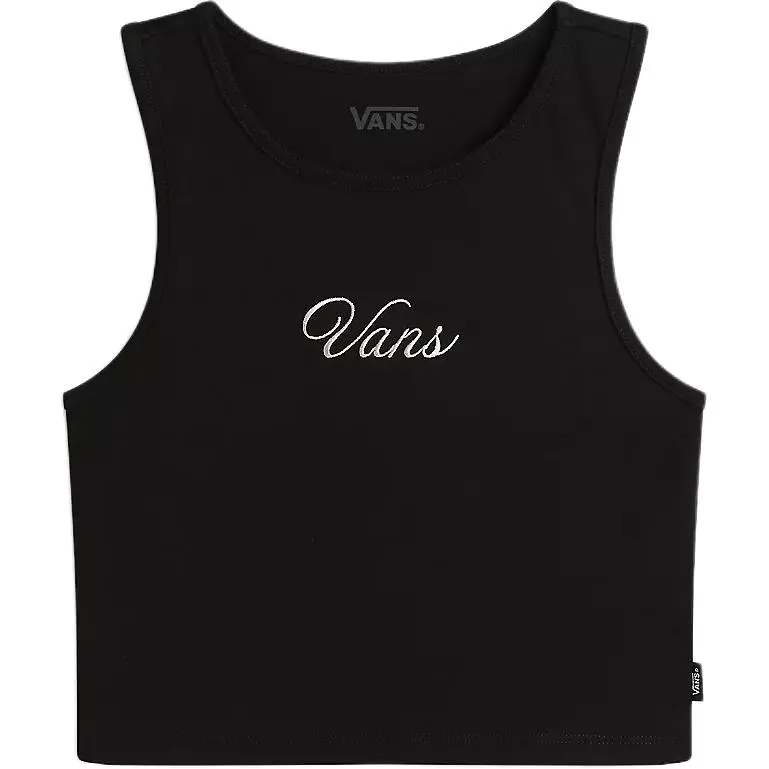 Vans Tank Tops Women's Black Crew Neck Moderate Other