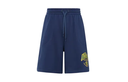 Adidas Originals VRCT SW SHORT Letter Print Casual Shorts Men's Dark Indigo