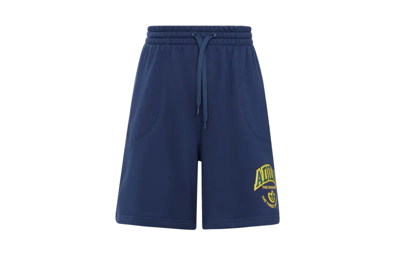 Adidas Originals VRCT SW SHORT Letter Print Casual Shorts Men's Dark Indigo
