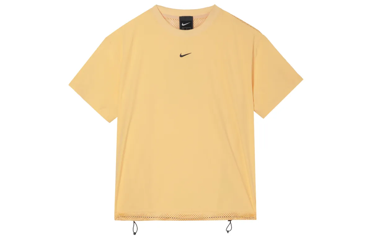 Nike SPORTSWEAR TECH PACK Drop Shoulder Sleeve T Shirt Women's Light Melon Orange