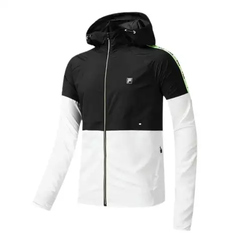 FILA RUNNING Workout Clothing Men's White Blue