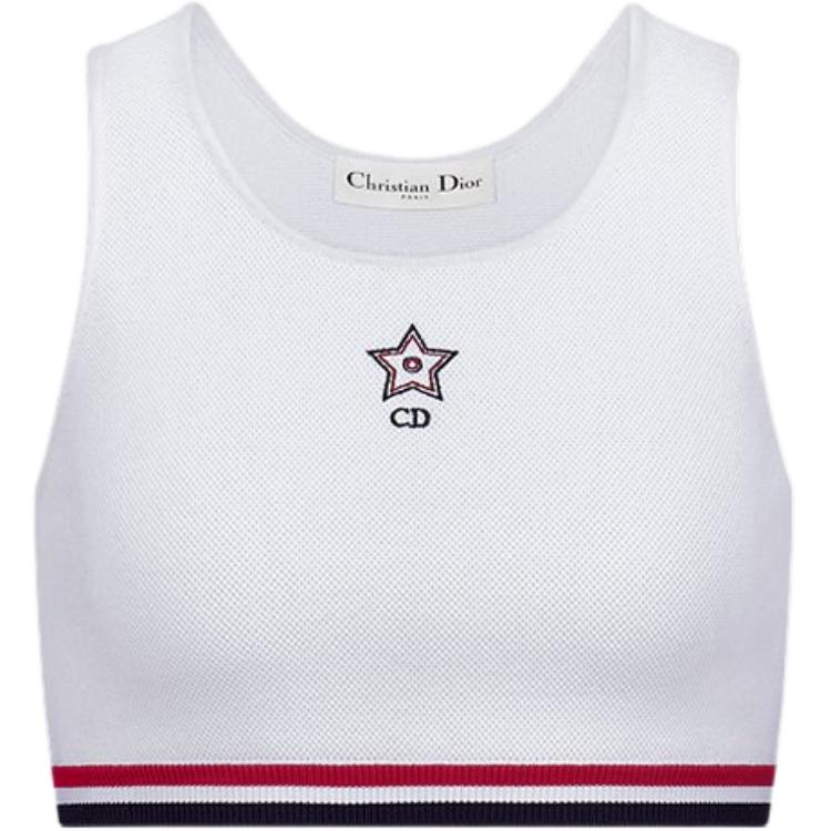 DIOR Vibe Collection SS25 Tank Top Women's White