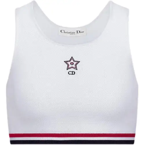 DIOR Vibe Collection SS25 Tank Top Women's White