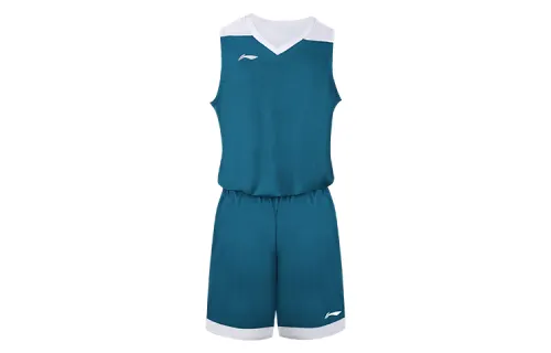 Li Ning, quick dry breathable basketball set, men's style