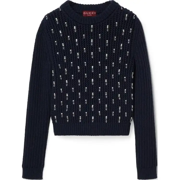 GUCCI Sweater Women's Marine Blue