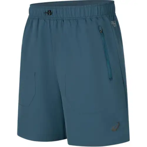 ASICS Casual Shorts Men's Blue Moderate