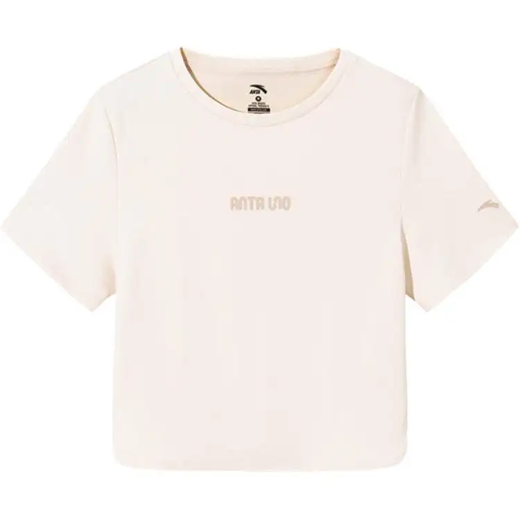 Anta Variety Training Collection T Shirt Women's Fish Belly White