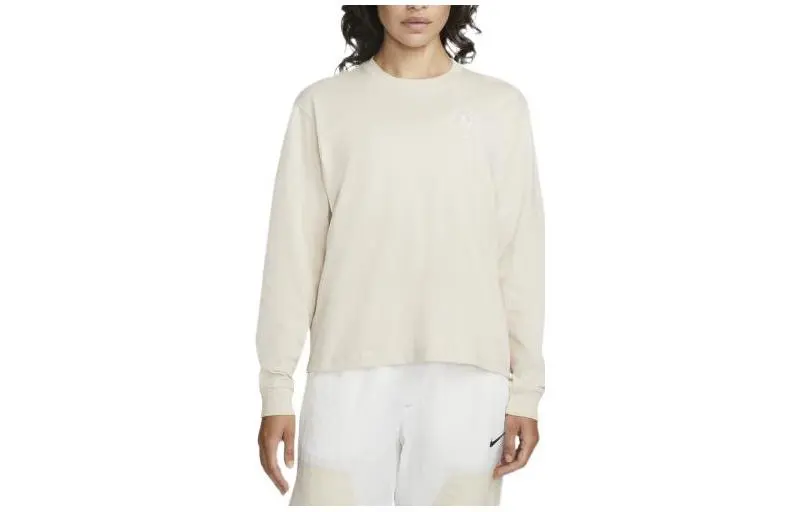 Nike Drop Shoulder Sleeve T Shirt Women's Sail White