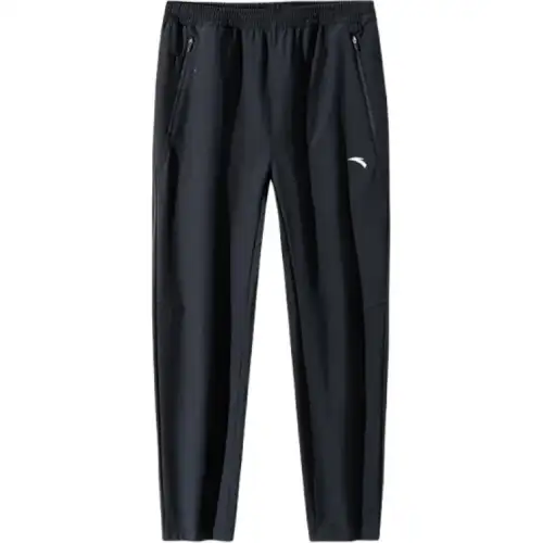 Anta Variety Training Collection Comfortable Casual Minimalist Style Fleece Lined Elastic Mid Rise Sports Pants Men's
