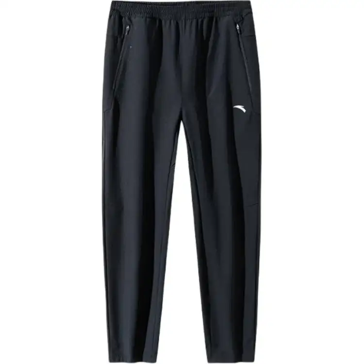 Anta Variety Training Collection Comfortable Casual Minimalist Style Fleece Lined Elastic Mid Rise Sports Pants Men's