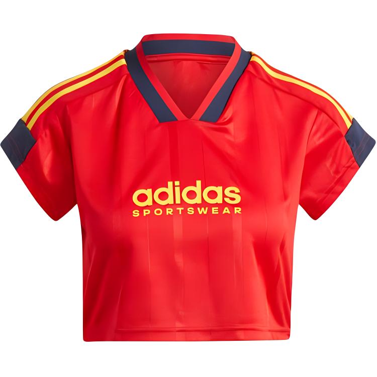Женская футболка adidas (алая)