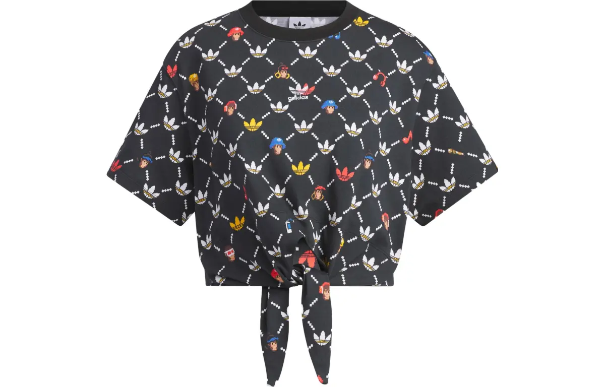 Adidas Originals MONKEY KINGDOM Crop Top Women's Black