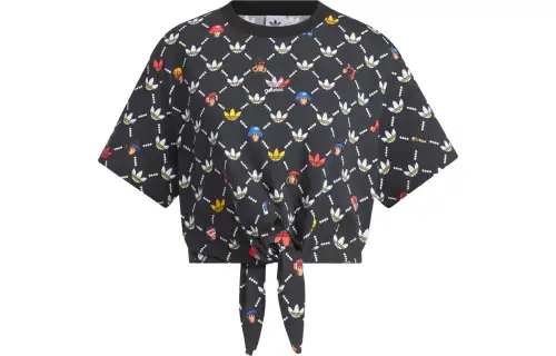Adidas Originals MONKEY KINGDOM Crop Top Women's Black