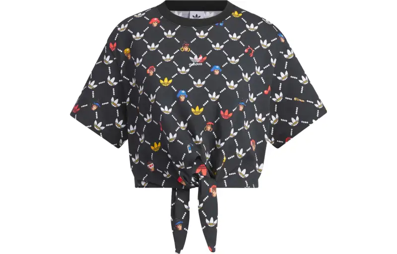 Adidas Originals MONKEY KINGDOM Crop Top Women's Black