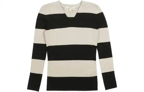 Burberry Sweaters Women's White V Neck Moderate Other