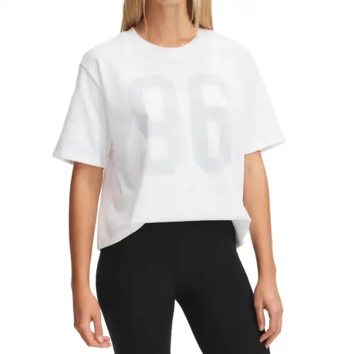 Under Armour Drop Shoulder Sleeve T Shirt Women's White 100