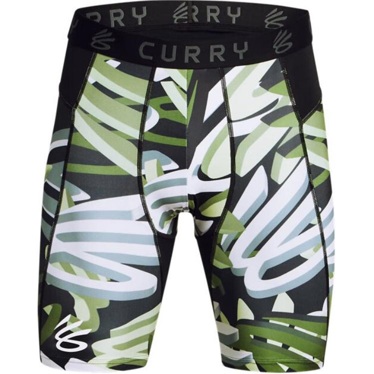 Under Armour Curry HeatGear Sports Shorts Men’s Vintage Light Green