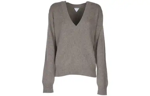 Bottega Veneta V Neck Long Sleeved Jumper
