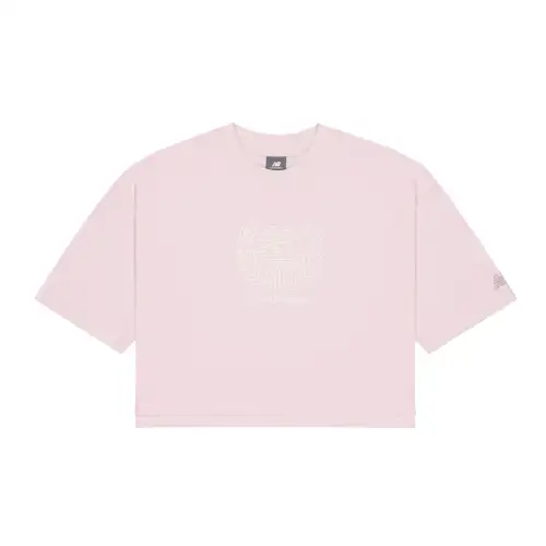 New Balance SS25 Regular T Shirt Women's Pink