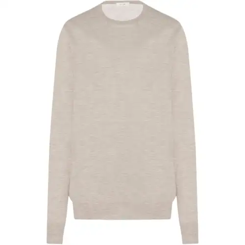 THE ROW Long Sleeved Crewneck Knitted Jumper