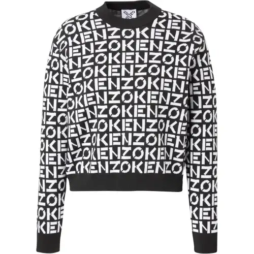 【Previous Season】logo-intarsia jumper