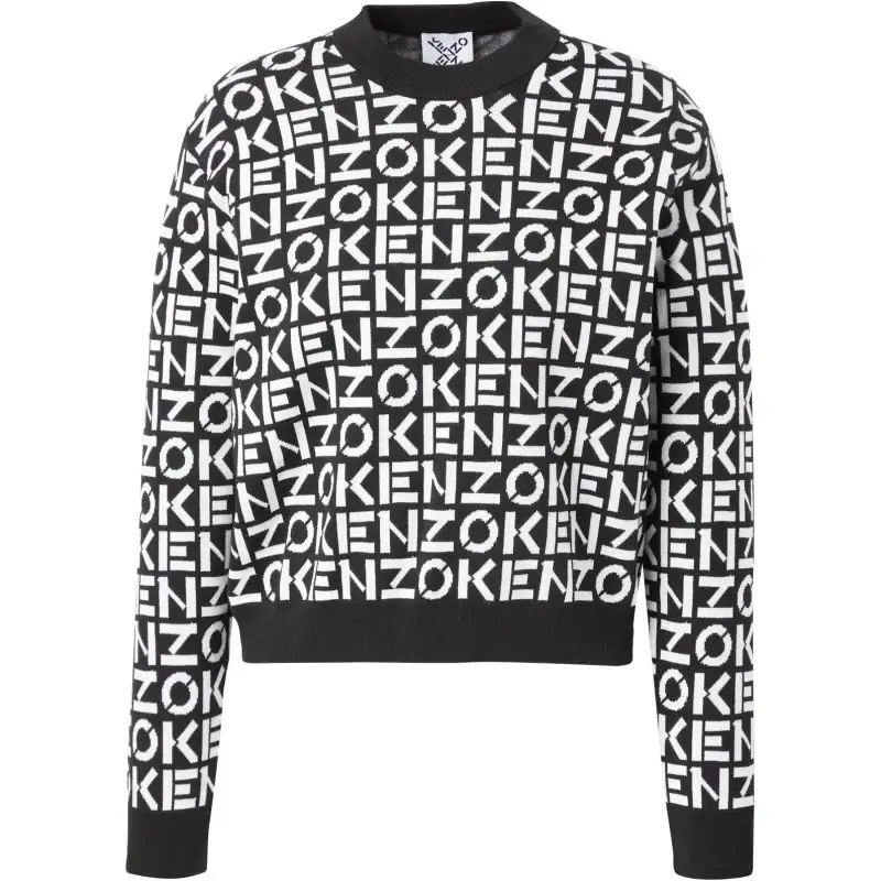 【Previous Season】logo-intarsia jumper