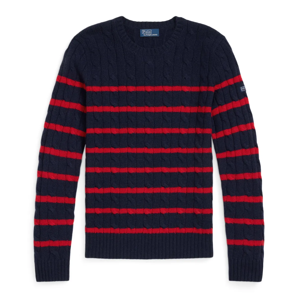 Polo Ralph Lauren FW24 Sweater Slim Fit Women's Blue Red