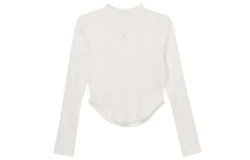 Jordan Set in Sleeve T Shirt Women's Ecru