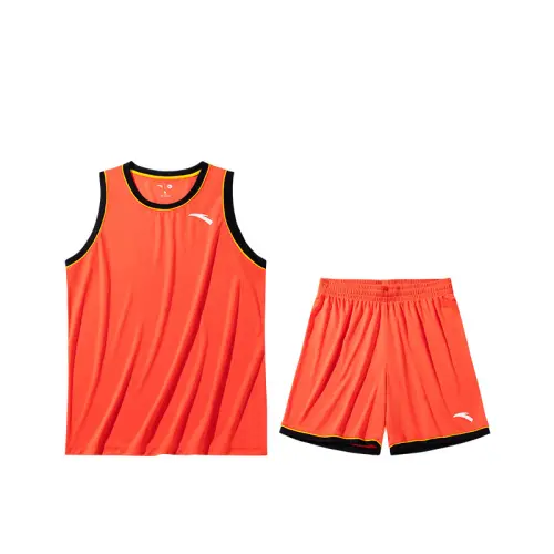 Anta Basketball Collection Casual Sportswear Men's Neon Fruit Red/Basic Black/Stone Orange Yellow