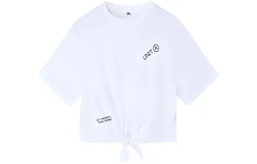 Anta Life Collection Crop Top Women's Snowflake White