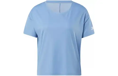 Reebok WOR COMM POLY TEE SOLID T Shirt Women's Light Blue